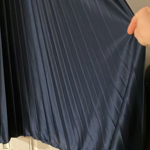 BETSY & ADAM BLUE MAXI LONG FORMAL DRESS SIZE 10 - Picture 5 of 8